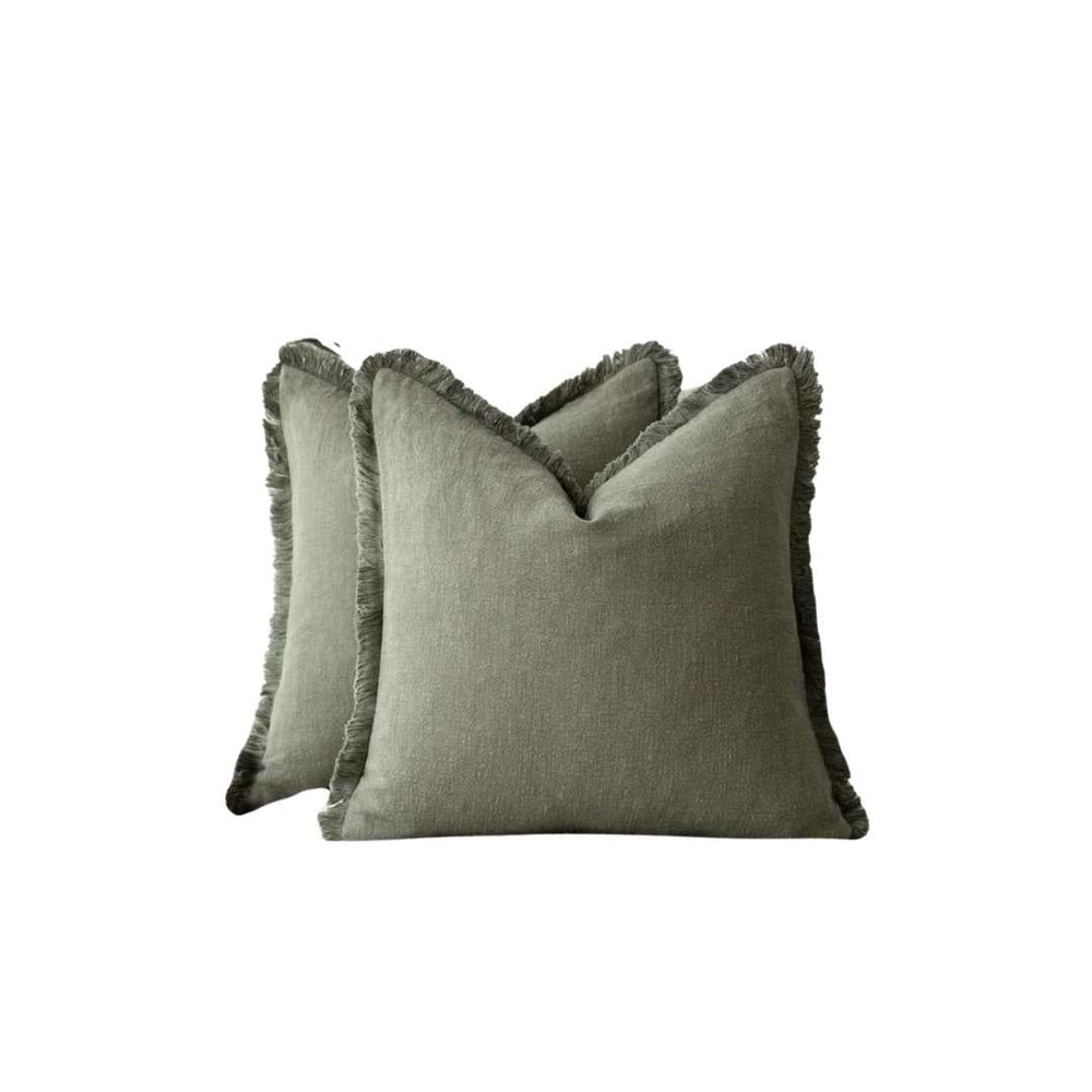 Decoratieve Katoen Linnen Kussenslopen Luxe Woonaccessoire Set van 2 1