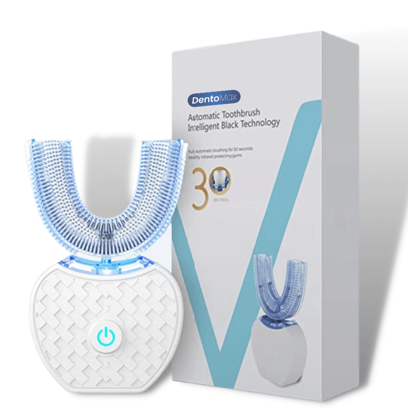 Lustra Brosse à Dents Électrique en Forme de U – Ultrasons, Mains Libres &amp; Nettoyage Approfondi en 30 Sec