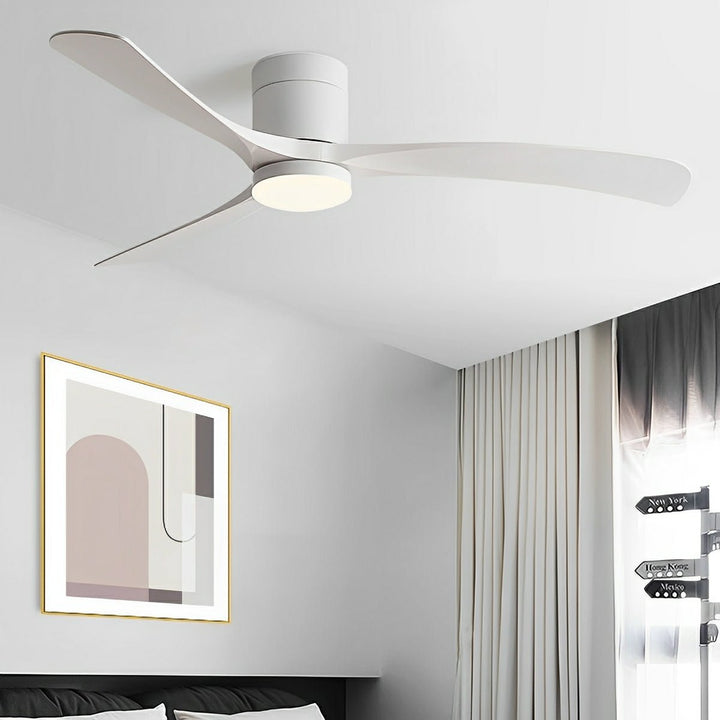 Design Plafondventilator met LED – Fluisterstil Comfort en Modern Licht 1