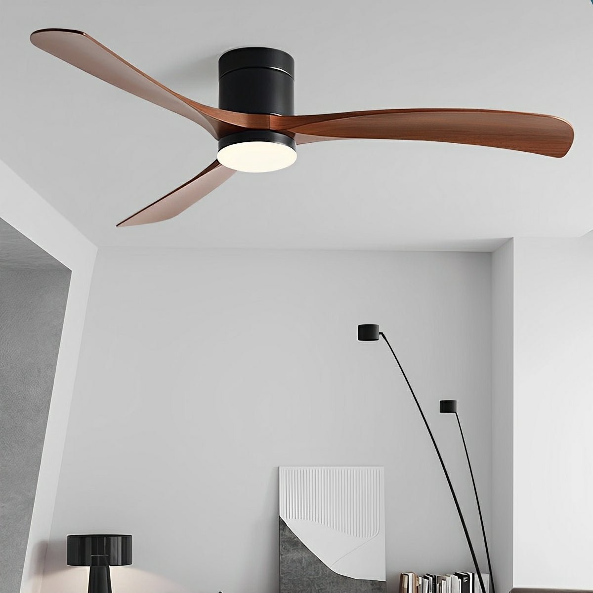 Design Plafondventilator met LED – Fluisterstil Comfort en Modern Licht 3
