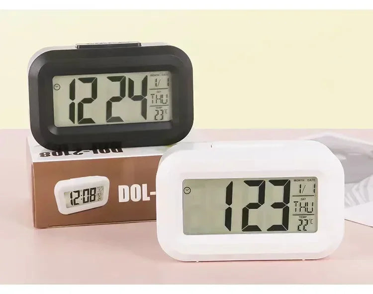 Cloksy – Reloj despertador LED digital con repetición y visualización de temperatura