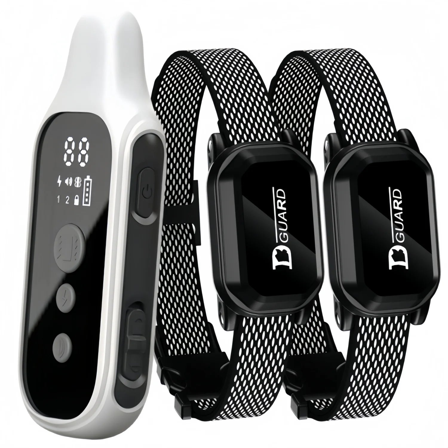 Digitale hondentrainingshalsband met afstandsbediening, waterdicht en oplaadbaar 6