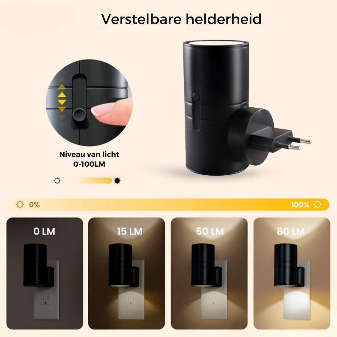 Dimbare LED Stekkerlamp met Sensor voor Moderne Interieurs 4