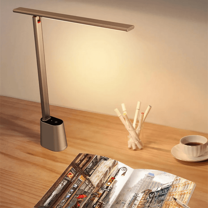 Dimbare Opvouwbare LED-Bureaulamp met USB-aansluiting voor Thuis en Kantoor 2
