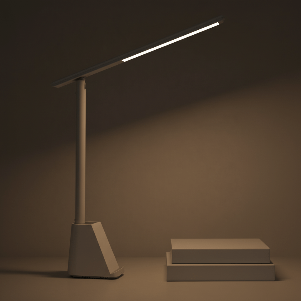 Dimbare Opvouwbare LED-Bureaulamp met USB-aansluiting voor Thuis en Kantoor 6