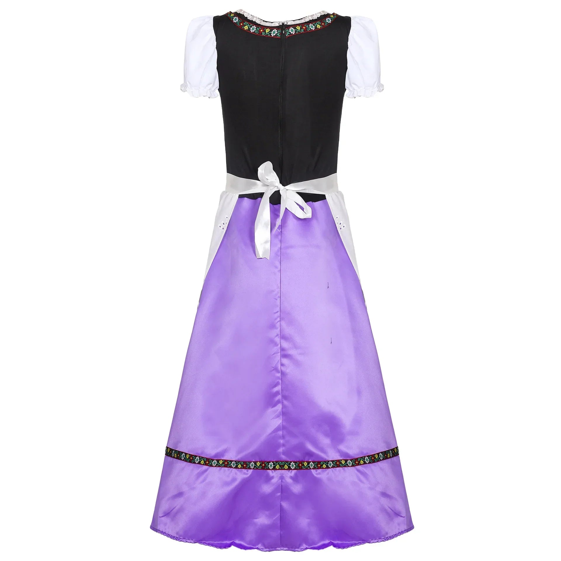 AlpenStyle – Robe Dirndl Femme avec Tablier – Pour Oktoberfest & Fêtes