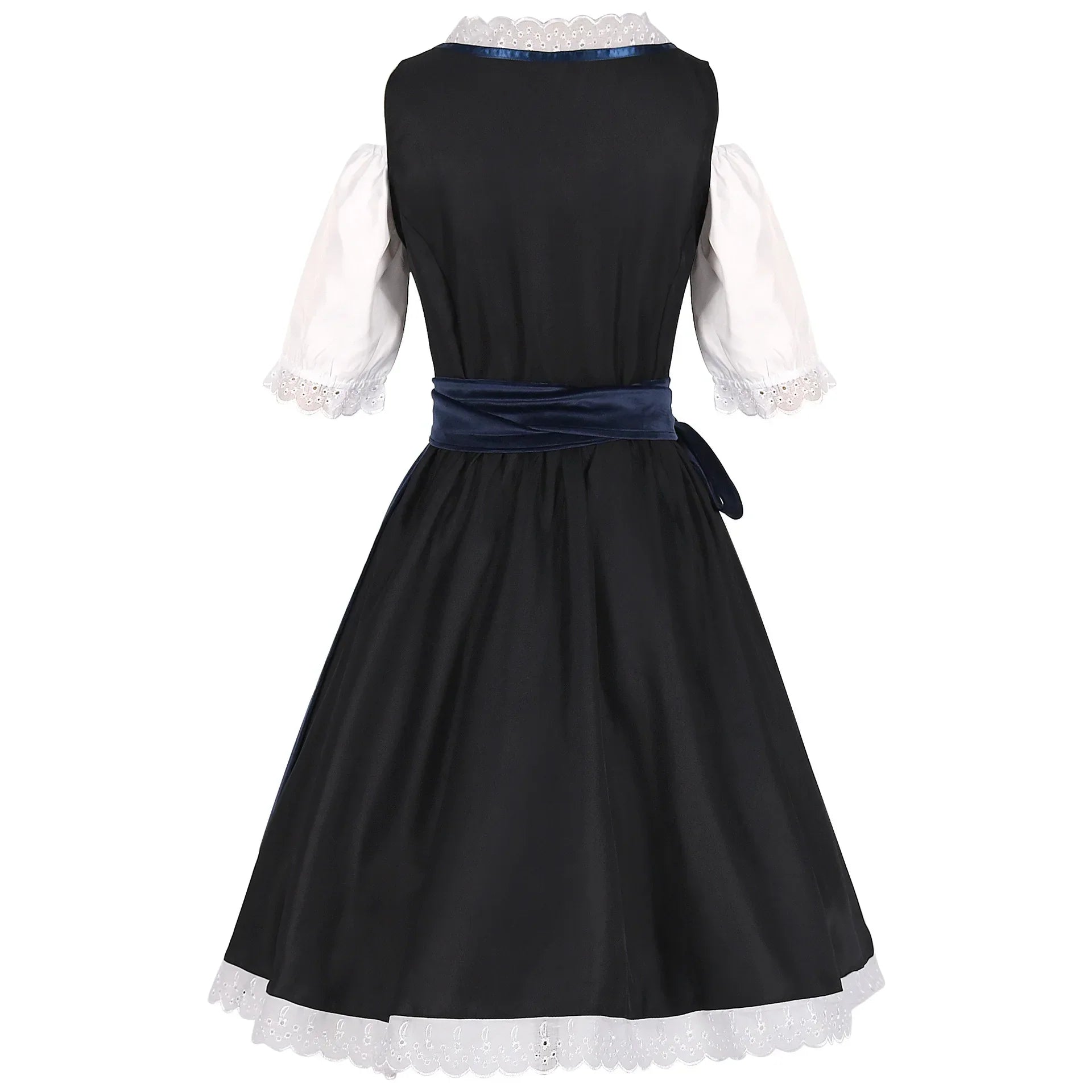 AlpenGlorie – Vestit Dirndl amb Davantal i Punta – Festiu i Preparat per a Wiesn