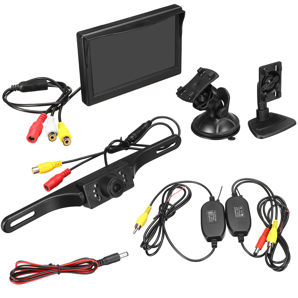 RoadVision Telecamera Posteriore Wireless – Schermo 5" & Grandangolo 170°