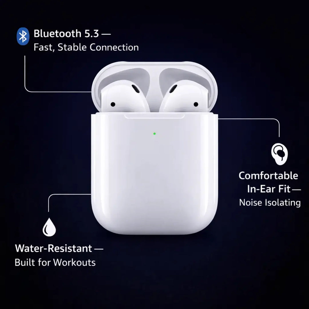 Draadloze Bluetooth Oordopjes met Oplaadcase – Compacte In-Ear Headset met Microfoon | Sansoti 4