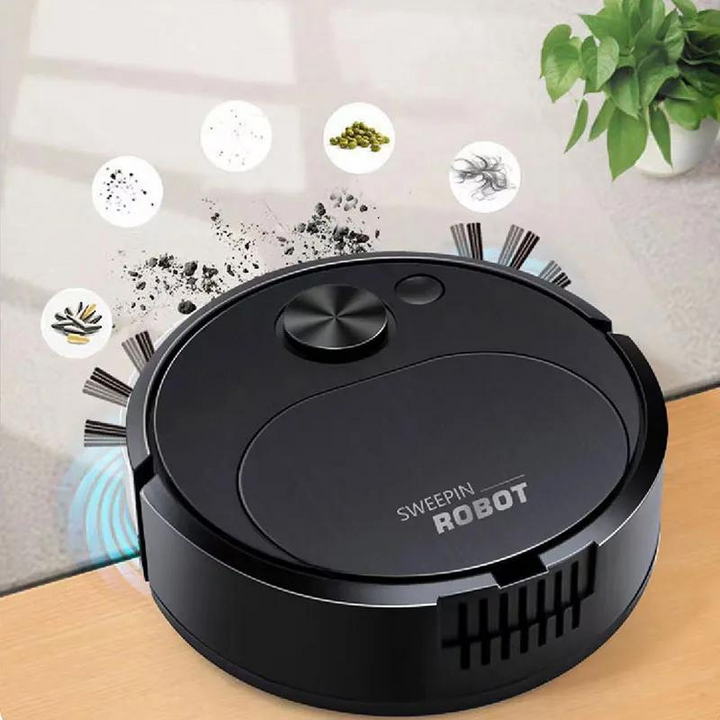 SmartClean – Aspirador Robot Sem Fios 3-em-1 com Navegação Inteligente