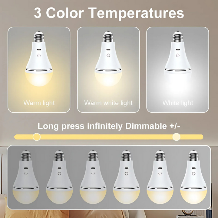 Draadloze USB Oplaadbare LED Lamp 3