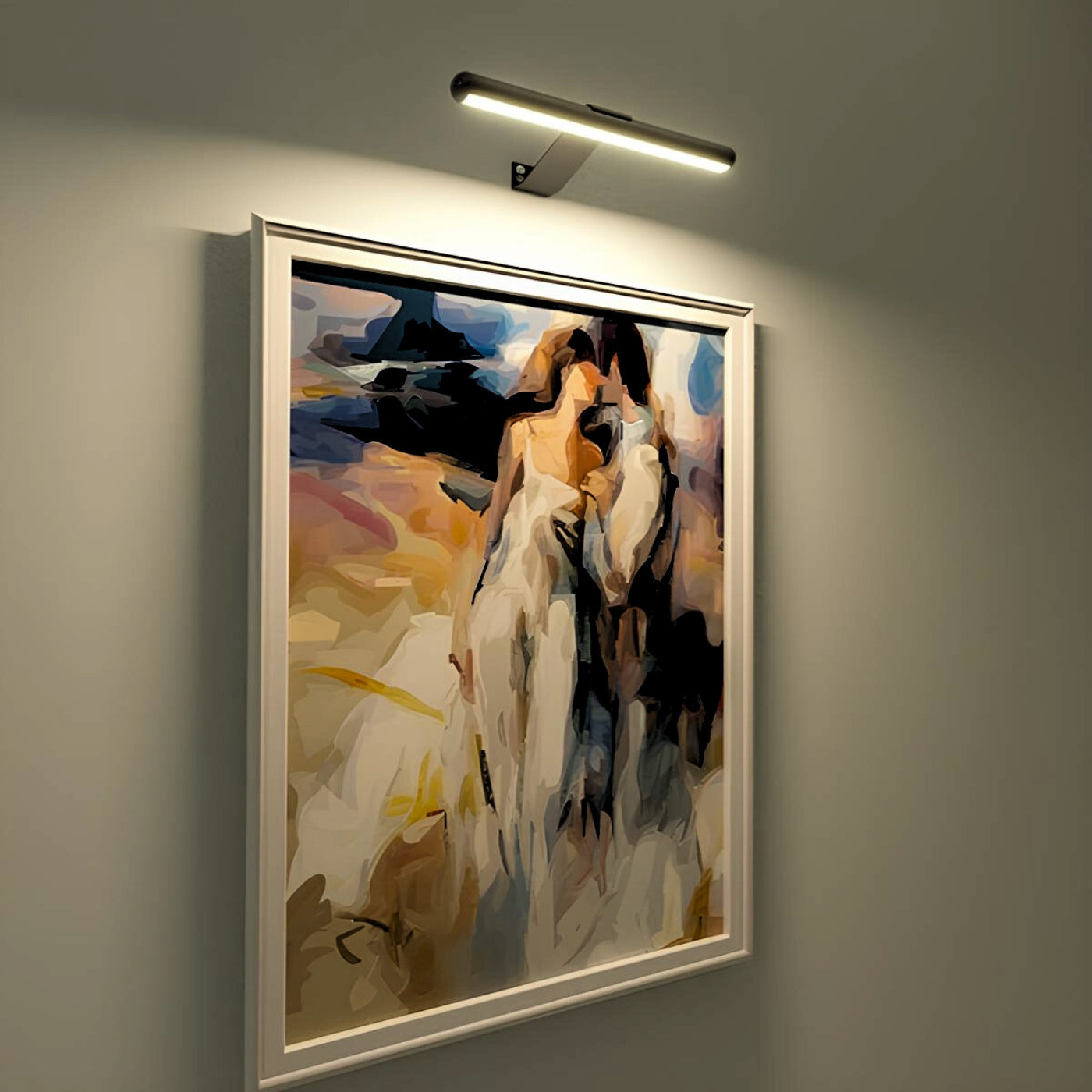 ArtGlow – Draadloze wandlamp met dimbare kleuren & afstandsbediening