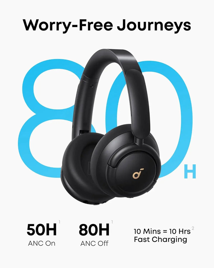 Sonicive – Auscultadores sem fios ANC 50h de reprodução – música &amp; viagens