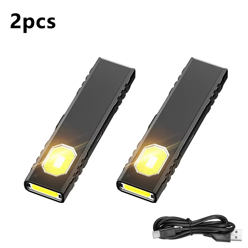 Draagbare LED Werklamp met 5 Lichtstanden en Clip, Ideaal voor Buitengebruik 10