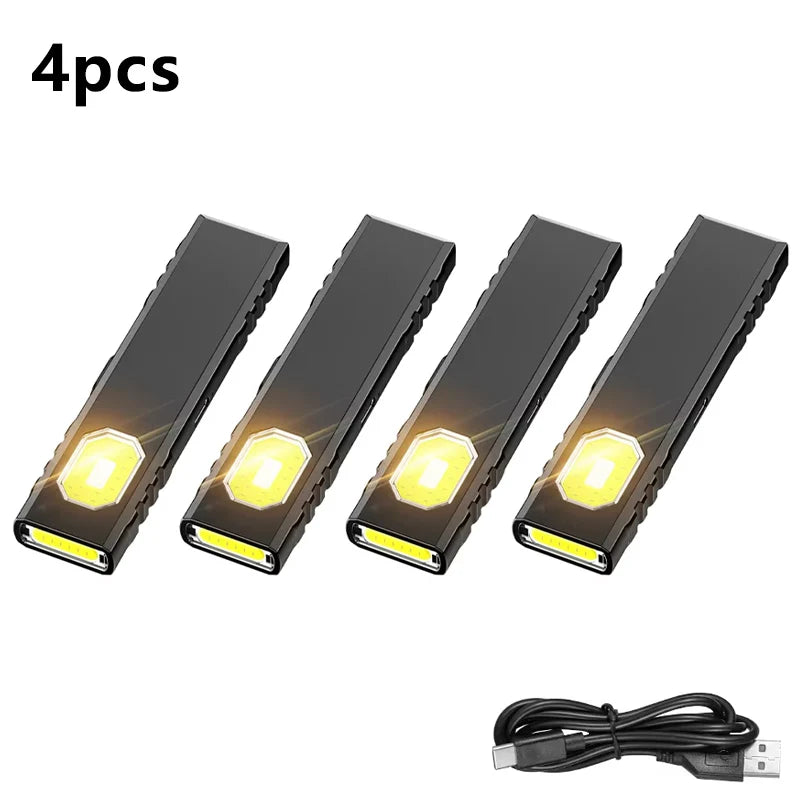 Draagbare LED Werklamp met 5 Lichtstanden en Clip, Ideaal voor Buitengebruik 13
