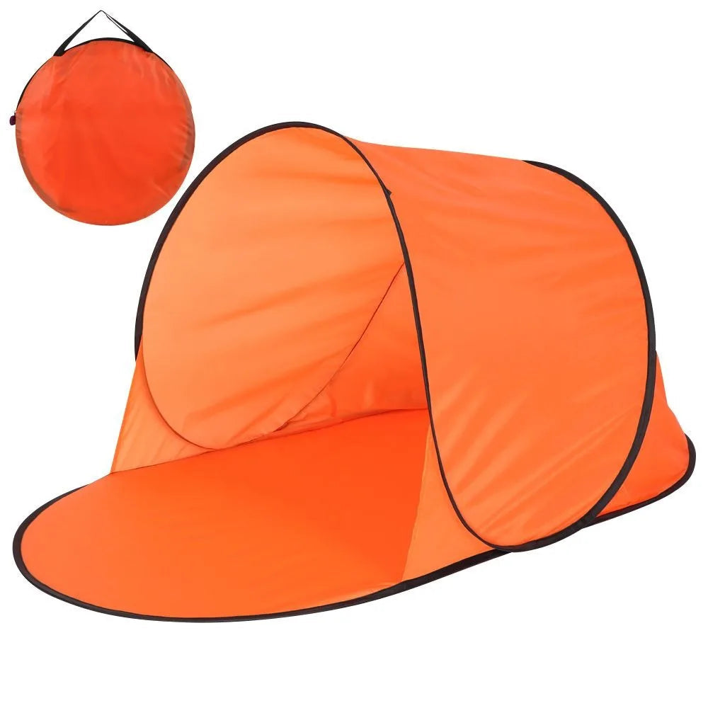 Draagbare Pop-Up Strandtent met UV-Bescherming voor Buitengebruik, Compact en Waterbestendig 8