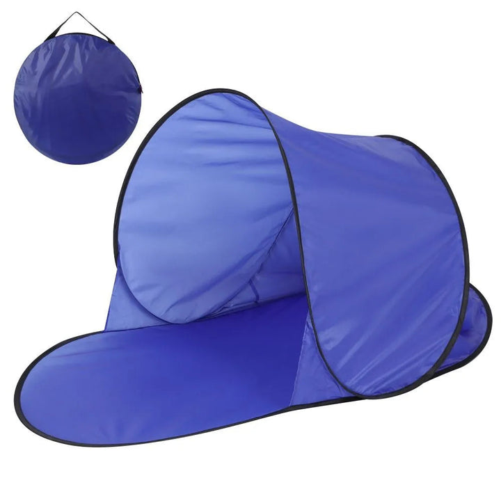 Draagbare Pop-Up Strandtent met UV-Bescherming voor Buitengebruik, Compact en Waterbestendig 9