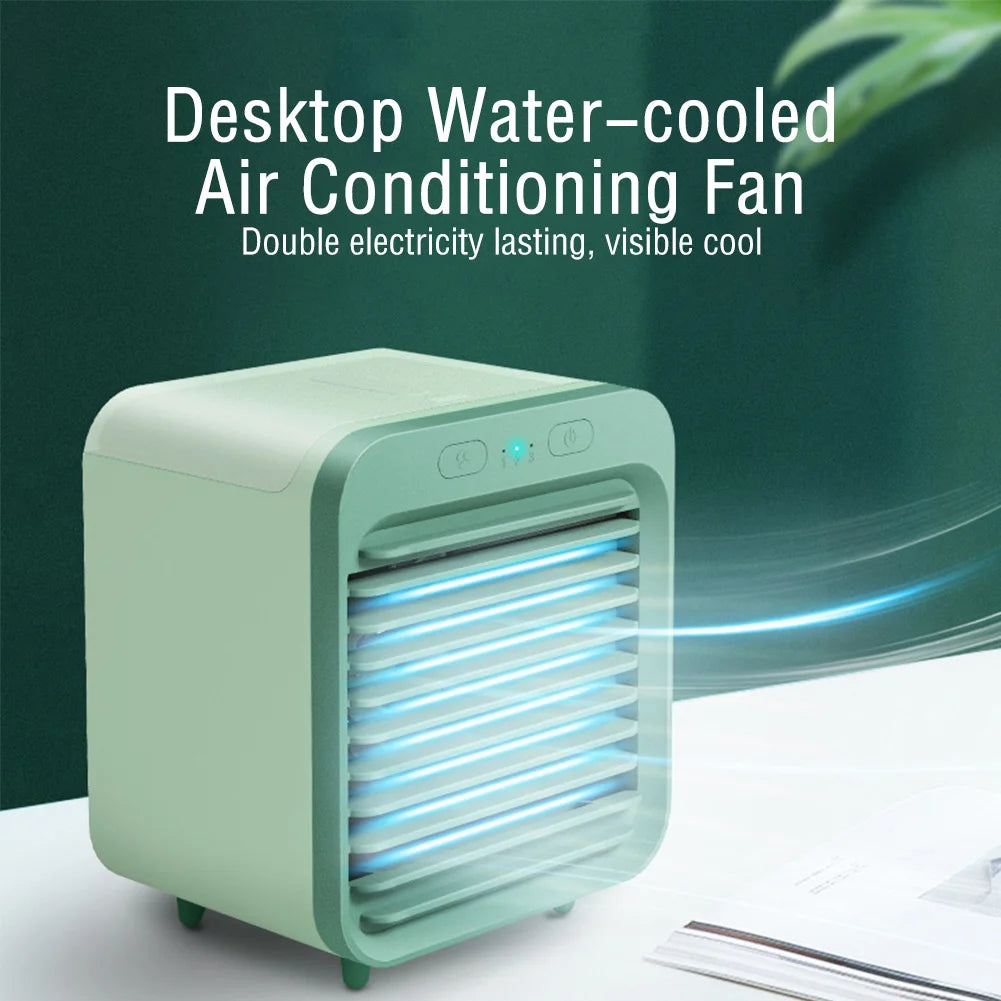 Draagbare USB Mini Airconditioner met 3 Snelheden en Instelbare Luchttoevoer 1