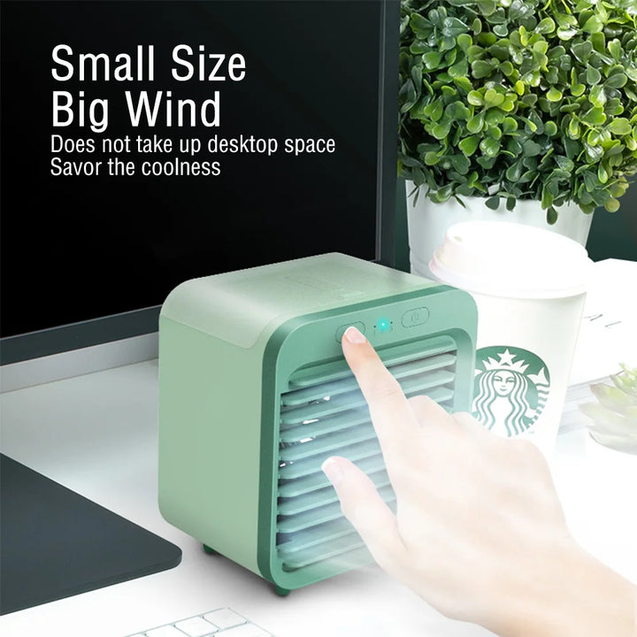 Draagbare USB Mini Airconditioner met 3 Snelheden en Instelbare Luchttoevoer 3