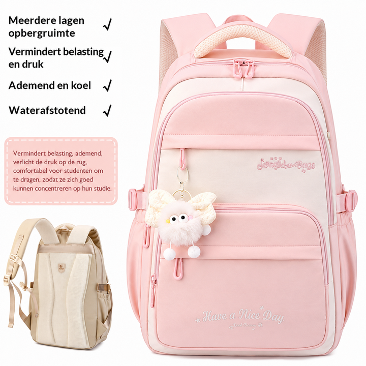 Driedelige Schoolrugzak met Cartoonprint 8