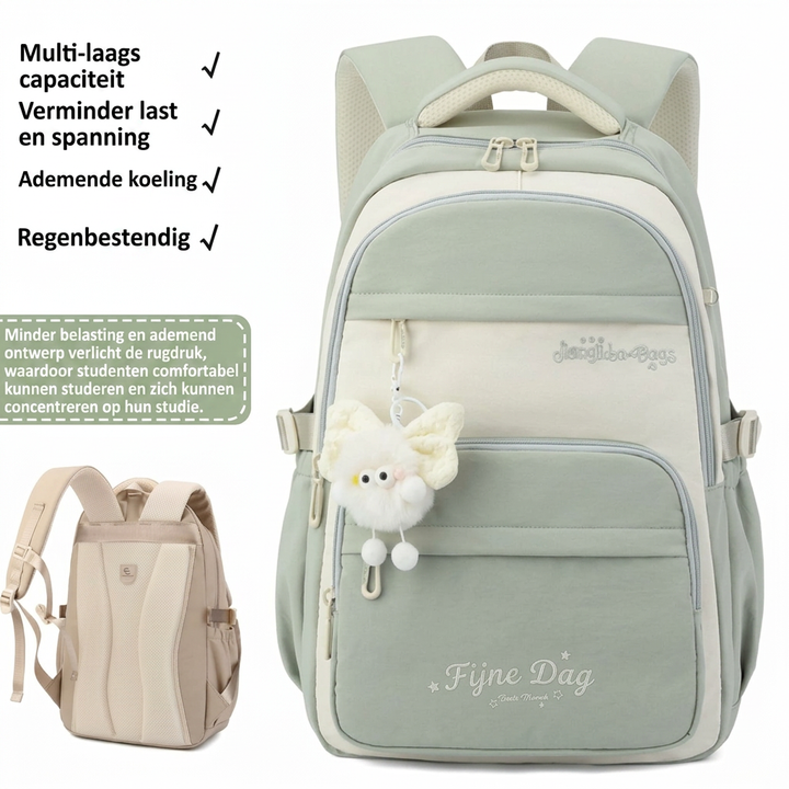 Driedelige Schoolrugzak met Cartoonprint 9