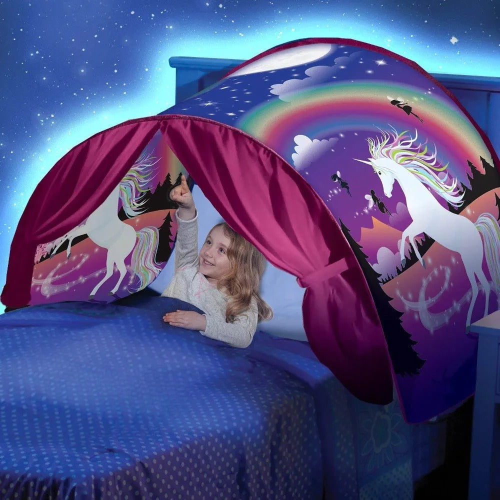 DreamHaven Tenda Letto per Bambini – Avventure di Sonno Magiche & Installazione Facile