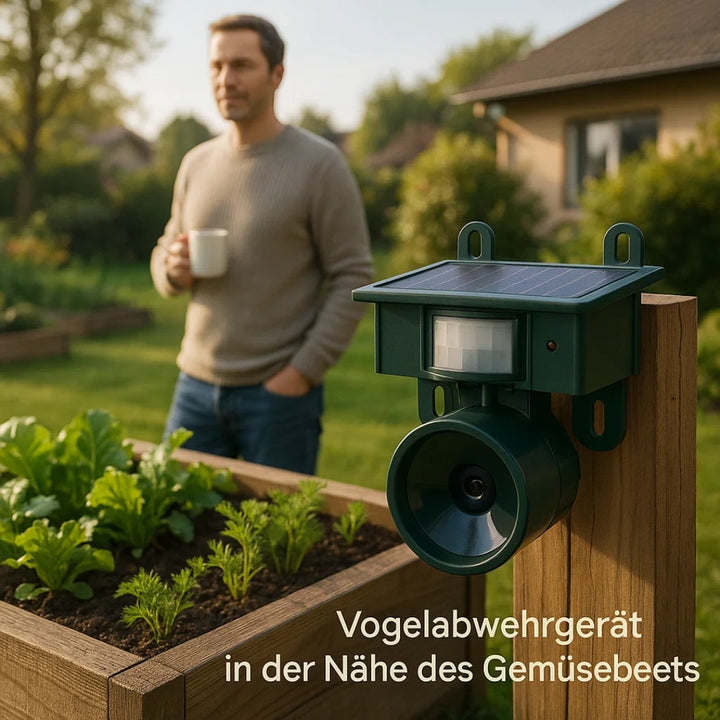 Duiven verjagen van Balkon &amp; Tuin | Vogelafschrik apparaat | VogelBlock 1