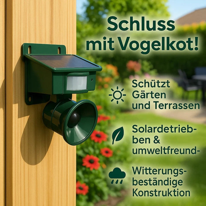 Duiven verjagen van Balkon &amp; Tuin | Vogelafschrik apparaat | VogelBlock 2