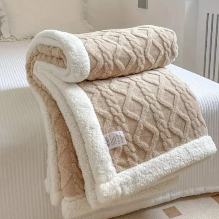 Duvet Sherpa Verzwaringsdeken 150x200cm Grijs Tweepersoons Warm Fleece Deken Bedsprei Zwaartedeken Winter Slaapkamer | Sansoti 8