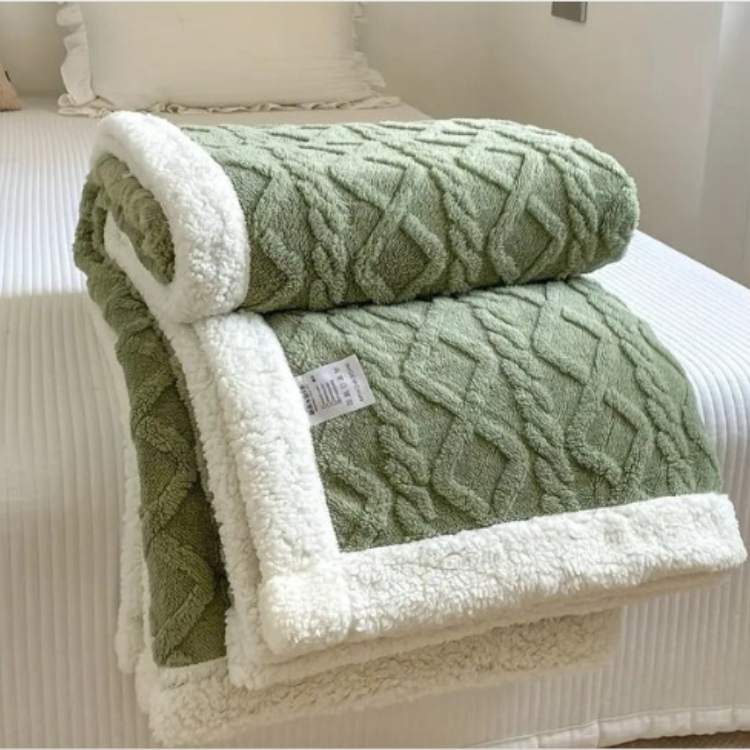 Duvet Sherpa Verzwaringsdeken 150x200cm Grijs Tweepersoons Warm Fleece Deken Bedsprei Zwaartedeken Winter Slaapkamer | Sansoti 9