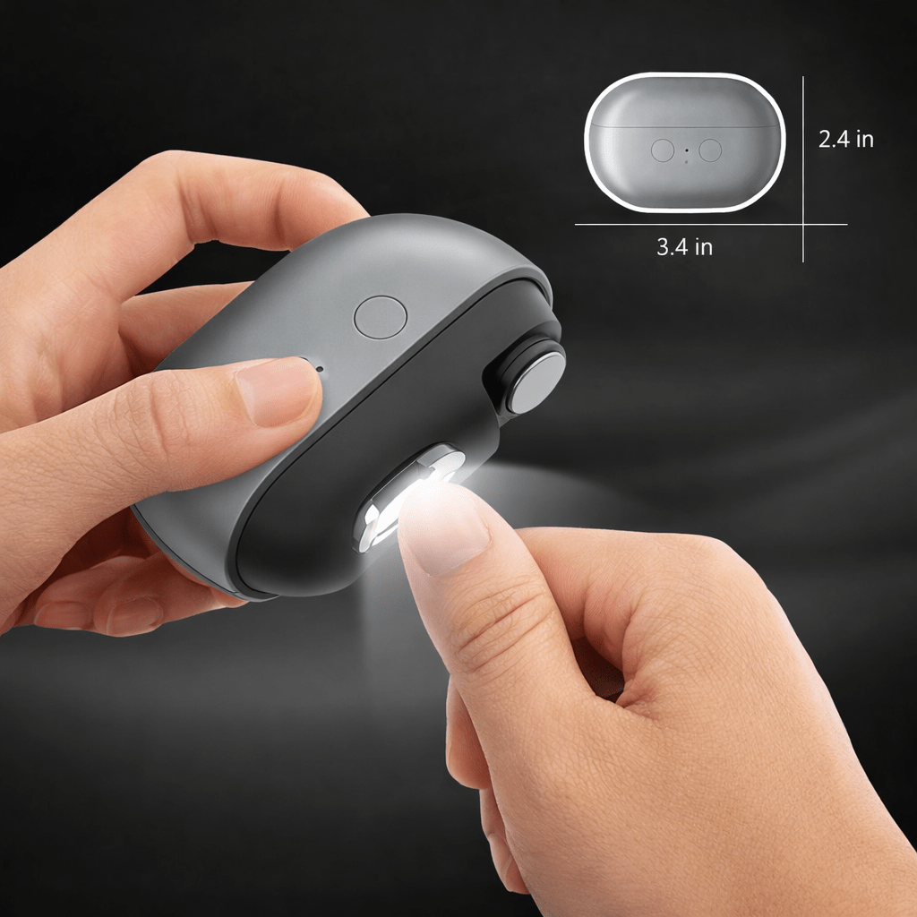 EASYPRECISION – Ergonomische nagelknipper van roestvrij staal 3