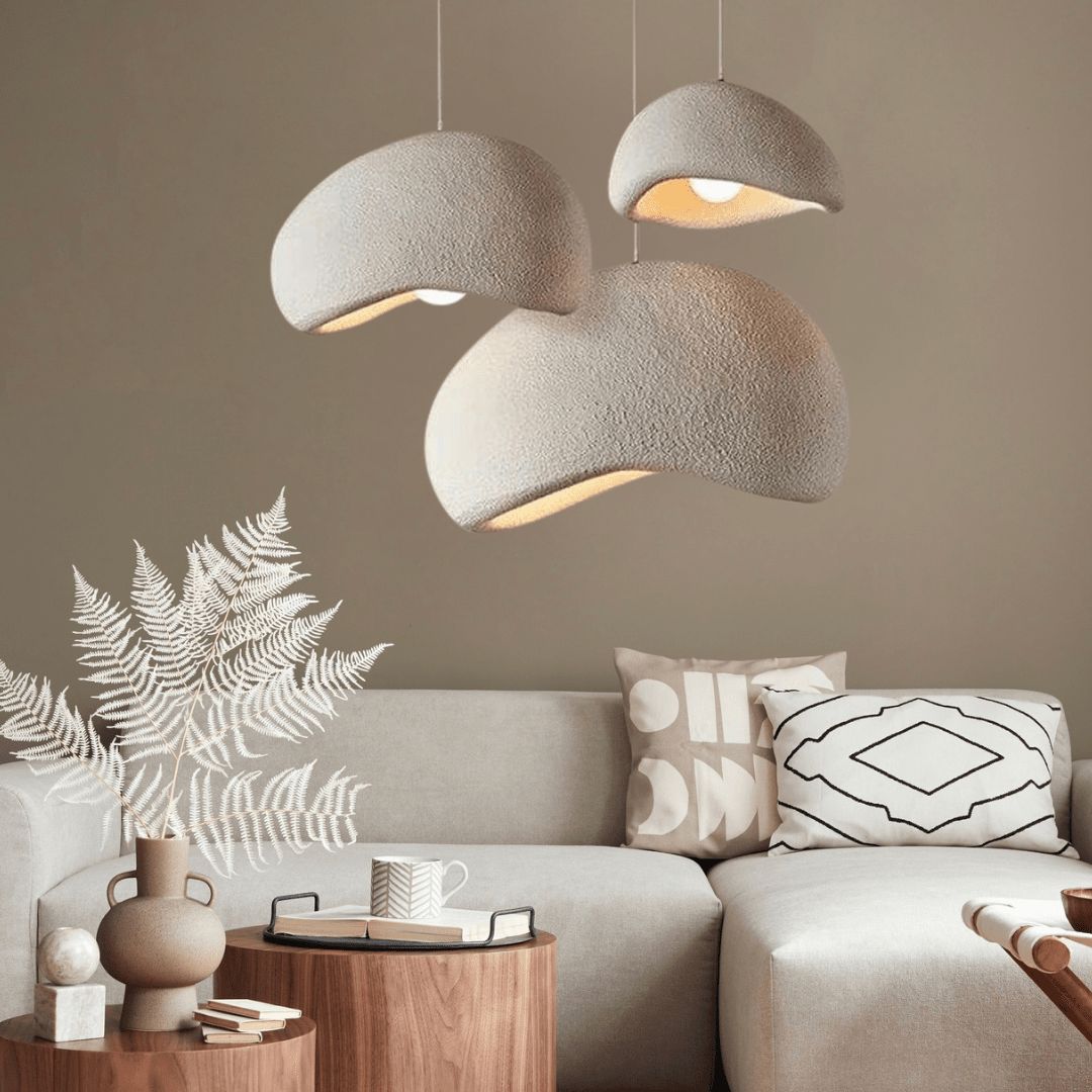 Lámpara colgante Liora – Vidrio y metal regulable para comedor o sala de estar