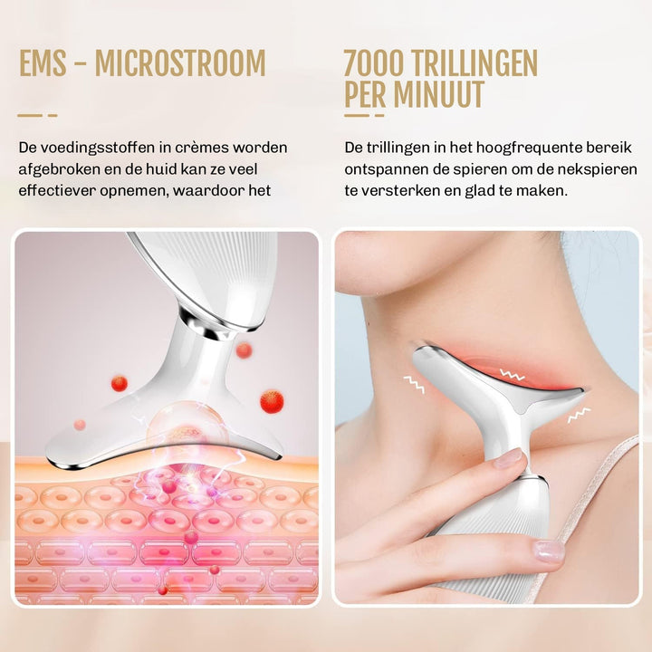 Dermaluxe – Appareil de lifting 7-en-1 avec EMS et luminothérapie