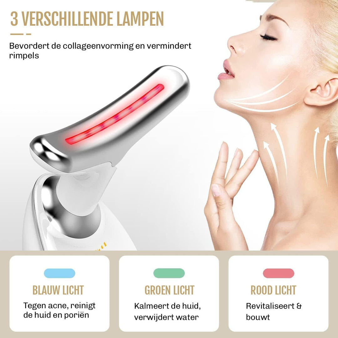 Dermaluxe – Appareil de lifting 7-en-1 avec EMS et luminothérapie