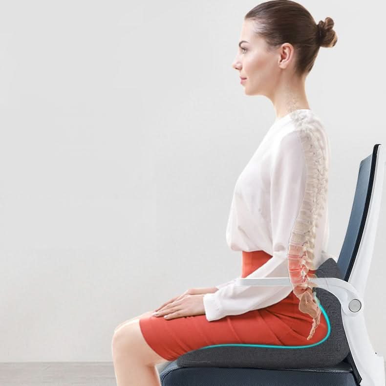 ERGOFORM – Orthopedisch L-vormig zitkussen met traagschuim voor rug- en stuitbeenontlasting 5