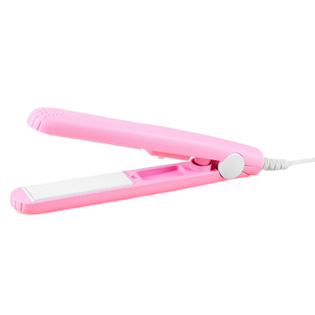 EasyCurl – rizador y plancha mini cerámicos 2 en 1, tamaño compacto de viaje