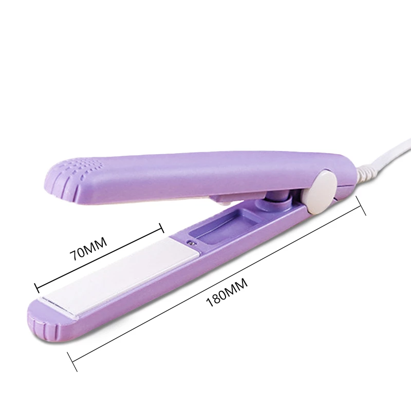 EasyCurl – rizador y plancha mini cerámicos 2 en 1, tamaño compacto de viaje