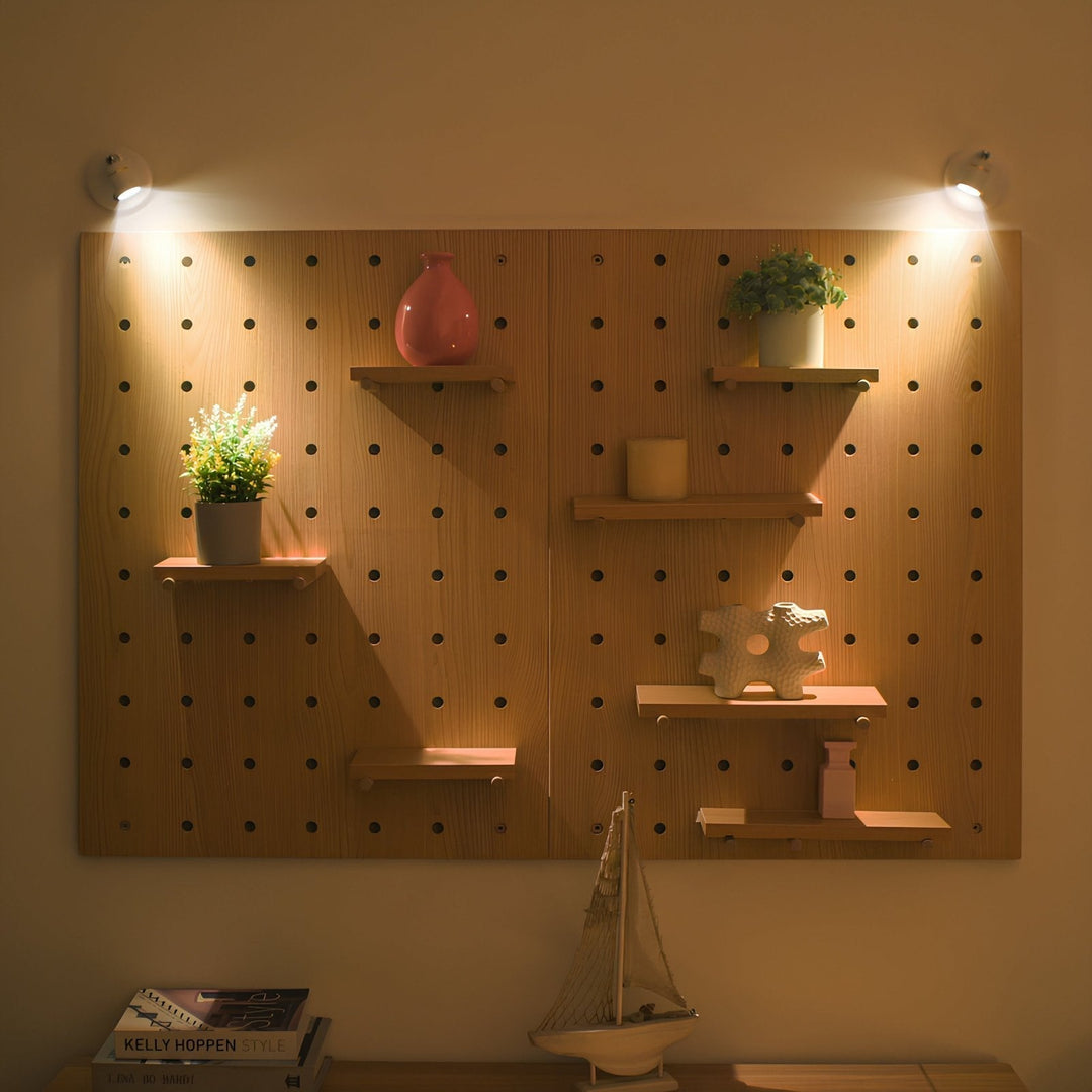 LumaSpot Draadloze LED-Spot – Verstelbare wandlamp met afstandsbediening &amp; dimfunctie
