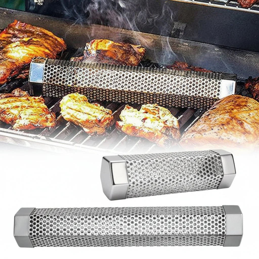 SMOKETUBE – Stainless Steel Smoking Tube for Intense BBQ Smoke Flavor Vestragear