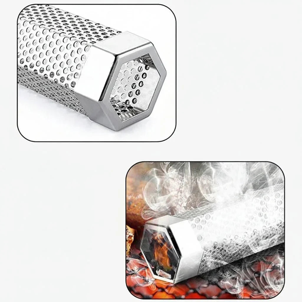 SMOKETUBE – Stainless Steel Smoking Tube for Intense BBQ Smoke Flavor Vestragear