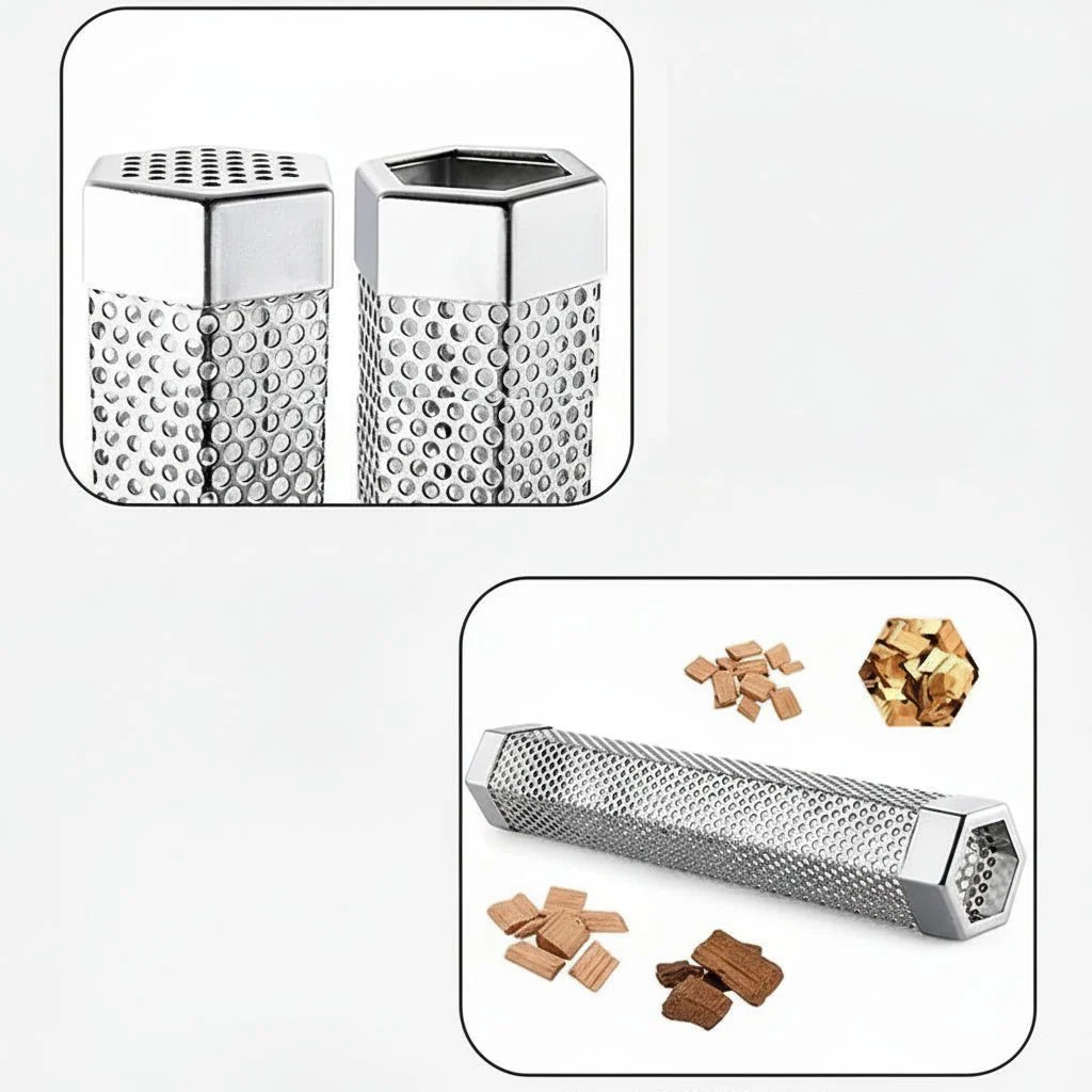 SMOKETUBE – Stainless Steel Smoking Tube for Intense BBQ Smoke Flavor Vestragear