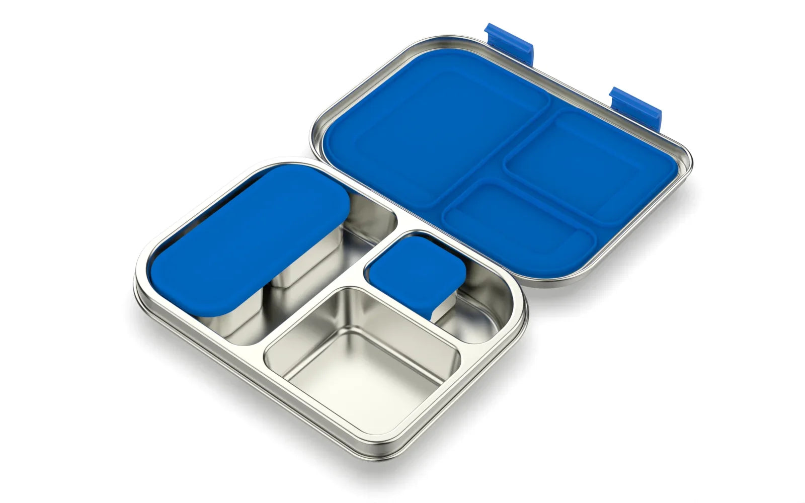 Edelstahl Bento-Lunchbox, auslaufsicher, kompakt für Kinder und Erwachsene, sandwichfreundlich 12