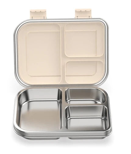 Edelstahl Bento-Lunchbox, auslaufsicher, kompakt für Kinder und Erwachsene, sandwichfreundlich 7