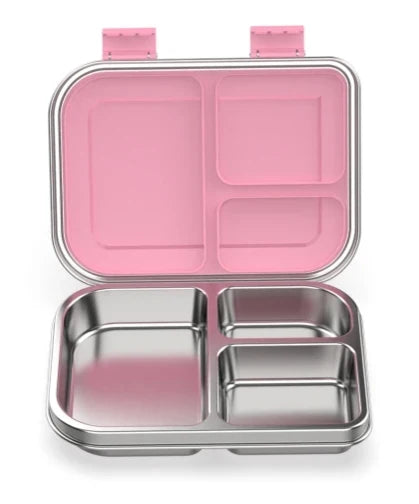 Edelstahl Bento-Lunchbox, auslaufsicher, kompakt für Kinder und Erwachsene, sandwichfreundlich 9