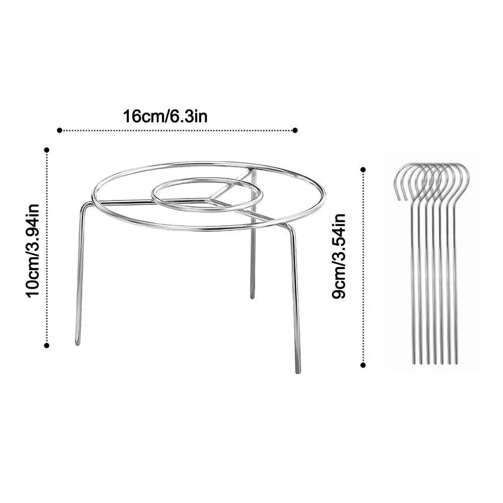 AIRSKEWER – Stainless Steel Grill for Air Fryer with Skewer Holder Vestragear