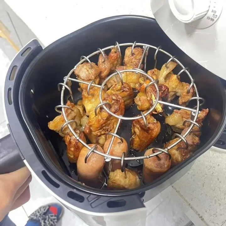 GRILLVERT – Stainless Steel Grill Grate for Vertical Grilling with Skewer Holder Vestragear