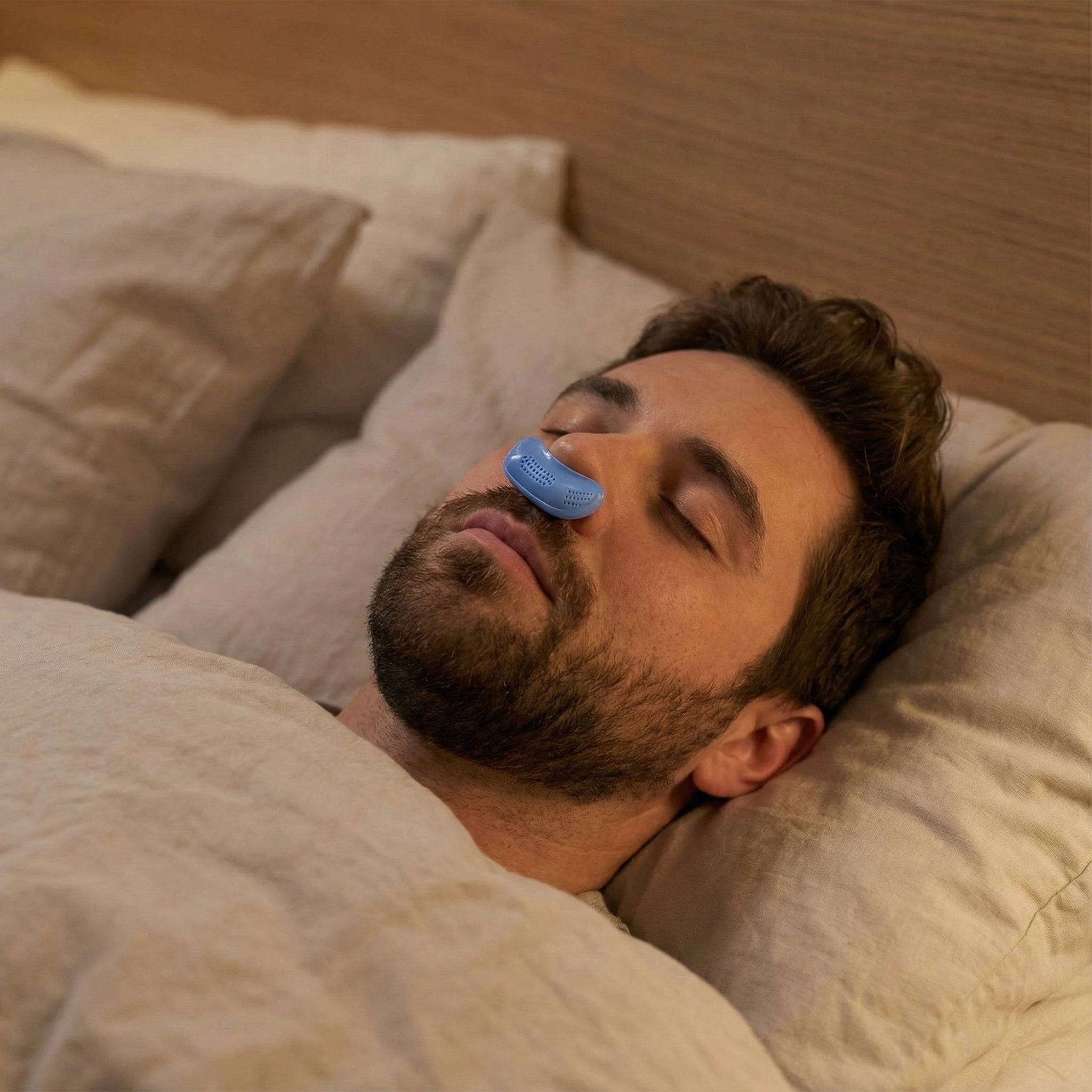 Somnix CPAP Micro – Dispositivo de sono silencioso e sen máscara para casa e viaxes