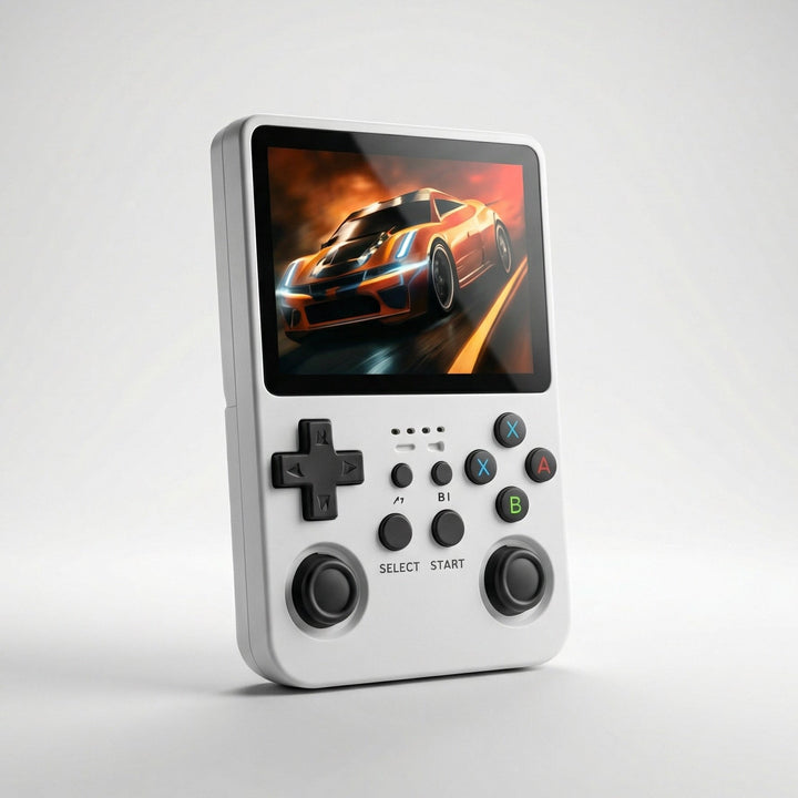 Console portatile retrò – Schermo IPS, doppio joystick e scelta tra 64GB/128GB