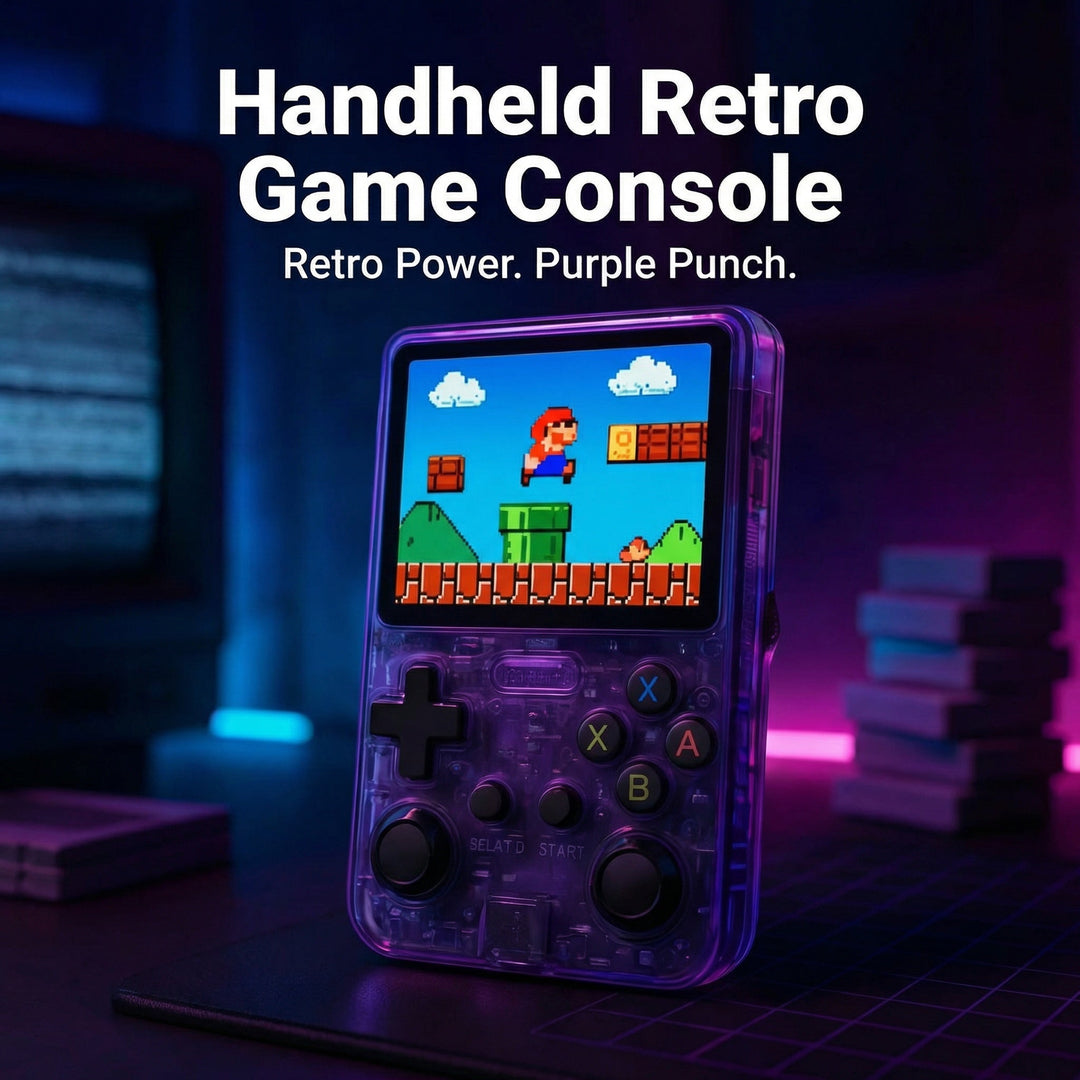 Console portatile retrò – Schermo IPS, doppio joystick e scelta tra 64GB/128GB