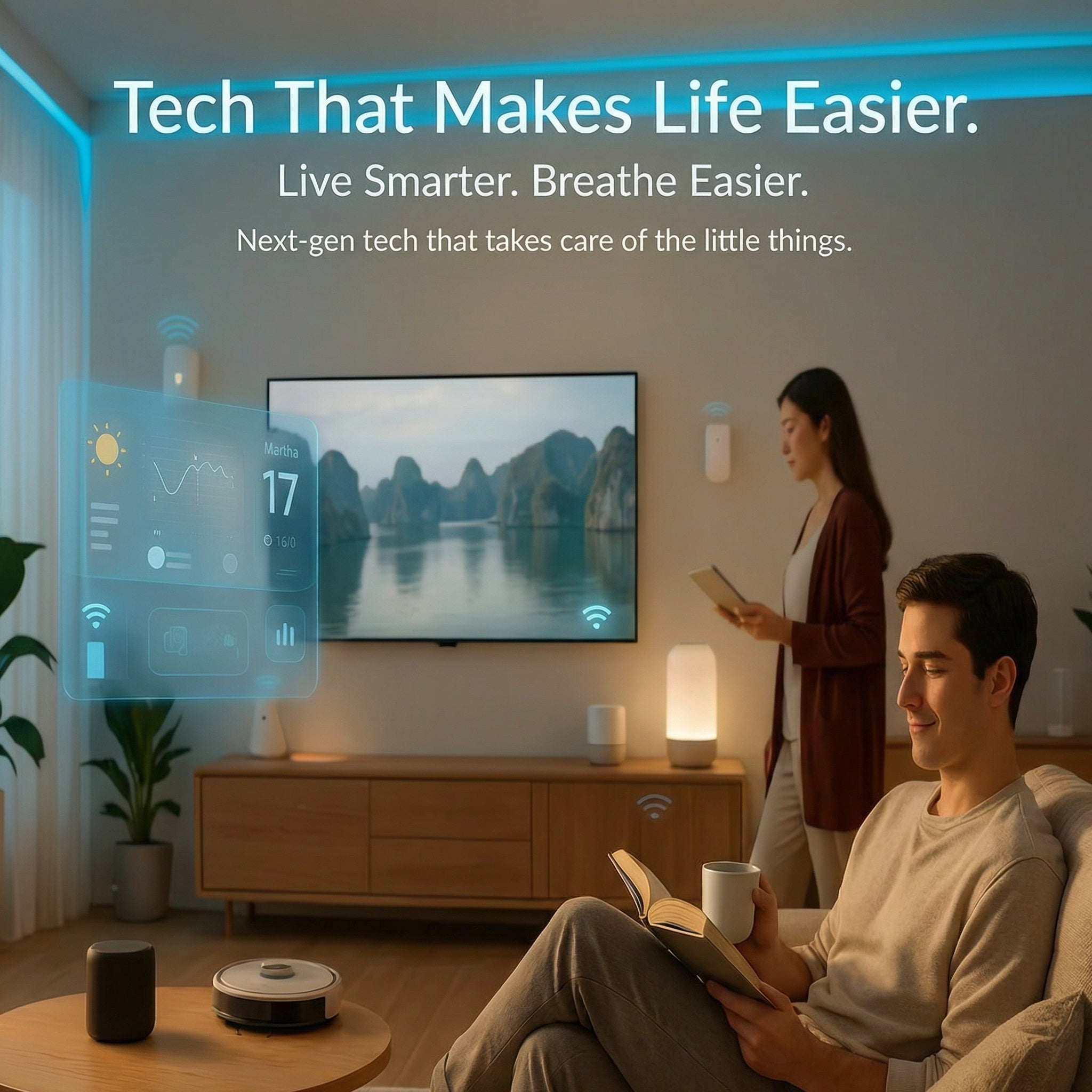 Adaptateur d'affichage sans fil – Dongle HDMI 1080p avec Wi-Fi casting & miroir d'écran